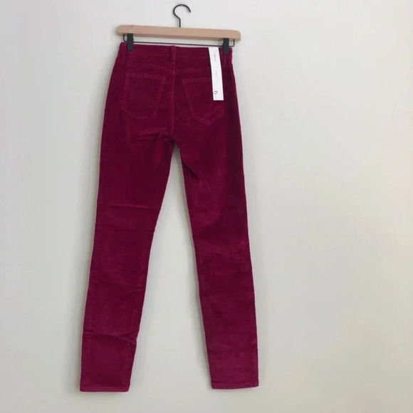 New Current/Elliott Magenta Stiletto Corduroy pant wild aster
high waisted - Picture 3 of 11